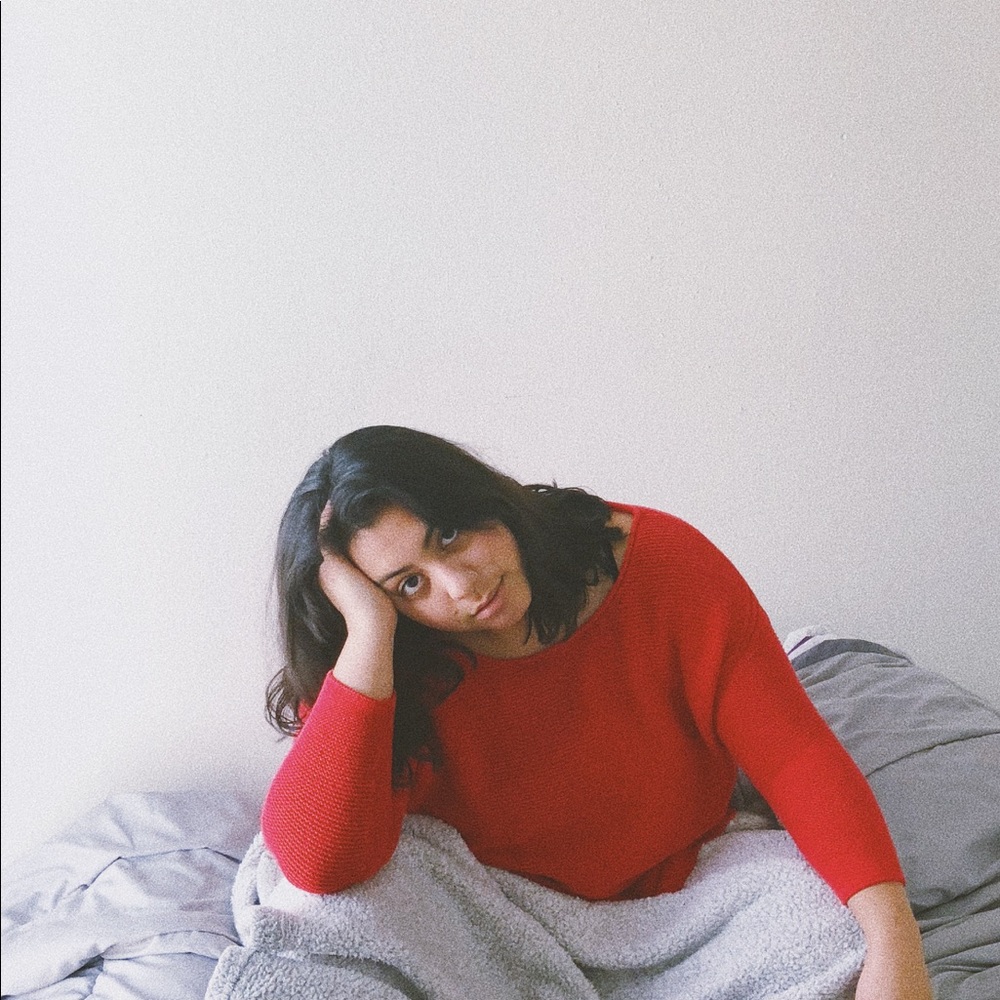 Red sweater